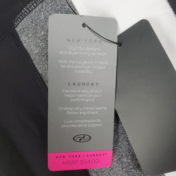 NWT NYL Sport Athletic Workout Leggings - Picture 5 of 7